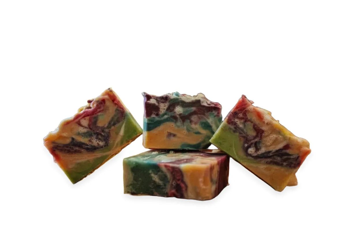 Same soap on clean white background