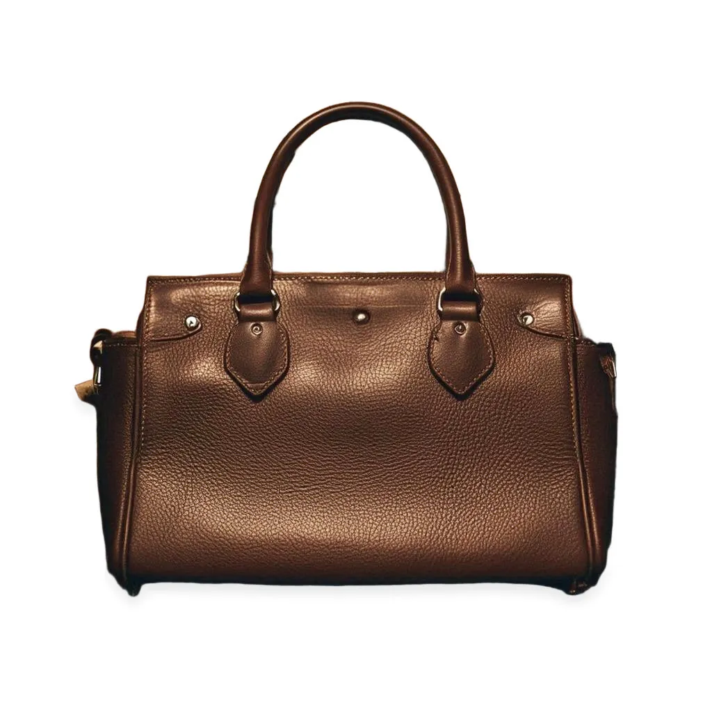 Same handbag on clean white background