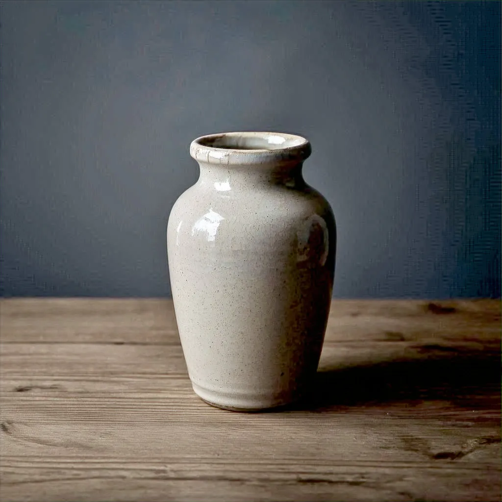 Corrected exposure — vase detail visible