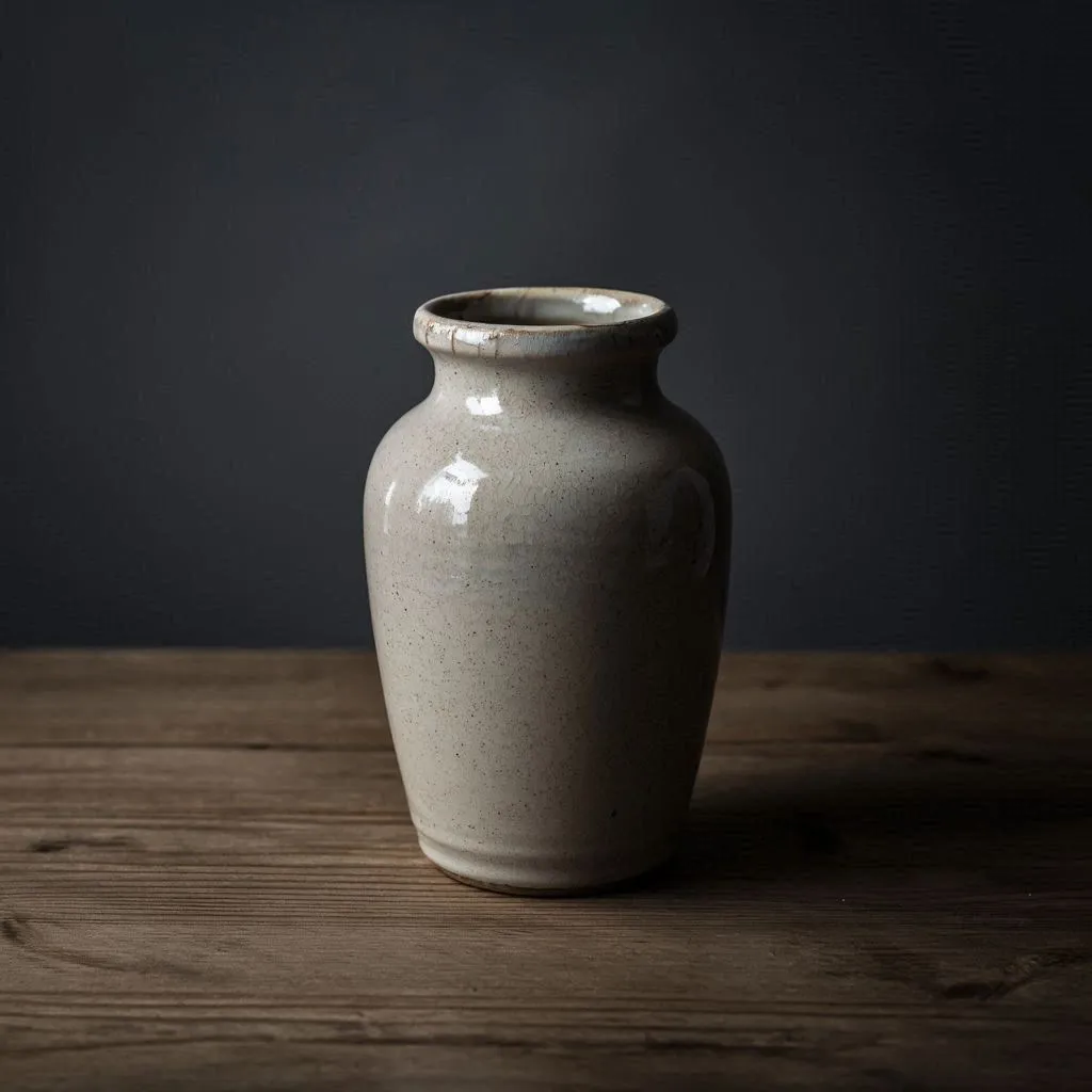 Dark underexposed vase photo